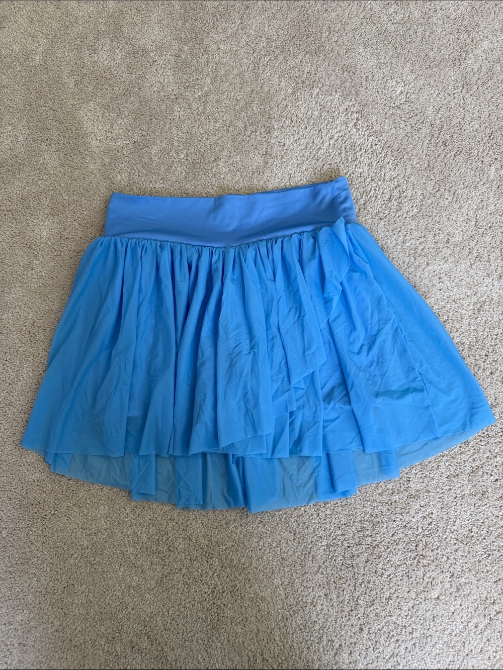 all in motion Blue Layered Tulle Skirt